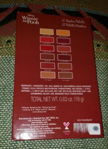 Disney Winnie The Pooh Holiday Set di 12 palette di ombretti (specchio danneggiato) - Foto 4 di 4