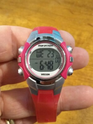 Marathon T5K808 Alarm Chrono Ladies Watch, running w/new battery installed M | eBay