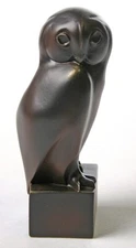 Owl Statue Replica Turning Head by Francois Pompon Parastone 9.5H