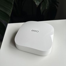 MINT eero Pro 6 1Gbps Tri-Band Mesh Router - Pro grade. BARELY OPEN & PLUGGED IN
