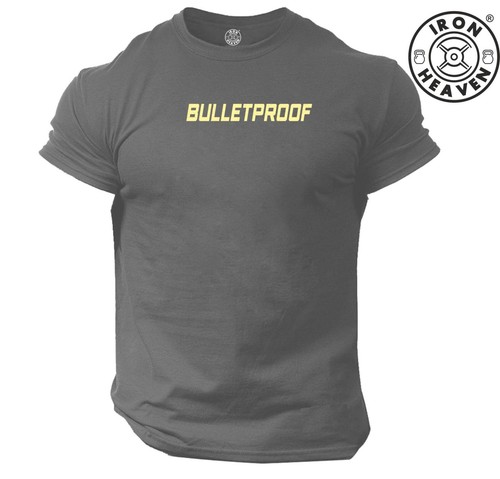 T-Shirt antiproiettile palestra abbigliamento bodybuilding allenamento esercizio MMA top - Foto 4 di 21
