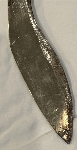 Vintage Kukri Khukuri Knife with Sheath 8.5” Inch Inlaid Handle Made in India - Picture 16 of 24