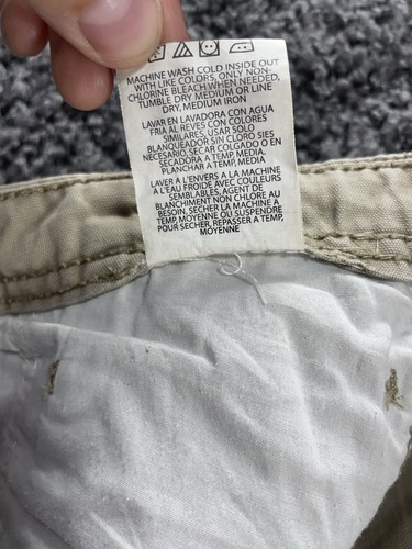 Wrangler Men's Tan Flat Front Slash Pocket Cargo Shorts Size 46 Khaki Shorts - Picture 11 of 12