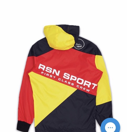 Men’s Reason Brand Multi Color Sport Hooded Windbreaker Jacket Size L~NWT $100 - Picture 4 of 4