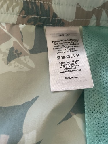 Damen Badeshorts Gr. XXL grün tropisch Blumen Taschen Eddie Bauer Neu mit Etikett - Bild 4 von 8