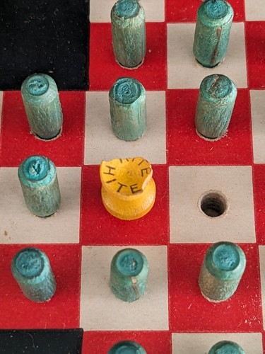 Complete Antique 1922 PUZZLE-PEG Board Game w/Box - Lubbers & Bell Clinton Iowa - Picture 7 of 18