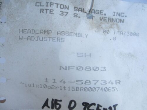 98-00 Mazda B-Series RH Headlamp NICE - Bild 3 von 3