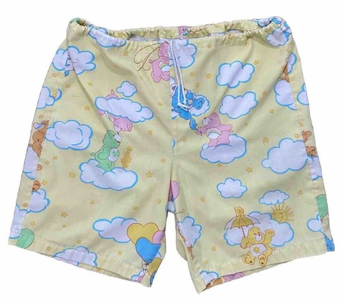 VTG Handmade Care Bears Shorts Unisex Adult 32in Waist Drawstring Cartoon Retro
