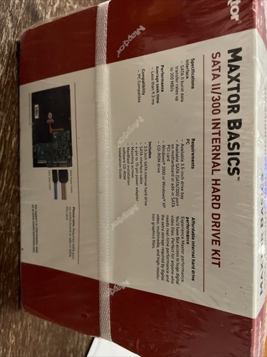 Maxtor Basics Sata II/300 Internal Hard Drive Kit 200GB 7200RPM - Afbeelding 4 van 4