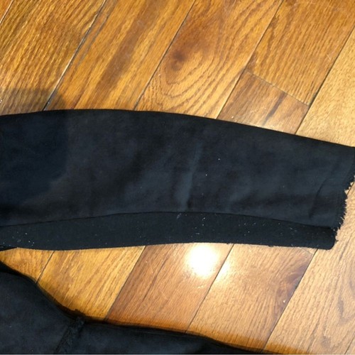 Jessica Simpson Black Faux Suede & Fur Lined Coat Women's Medium - Preowned - Bild 8 von 11