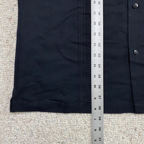 Concepts by Claiborne Mens Top sz L Black Short Sleeve Lightweight Stretch - Picture 5 of 13