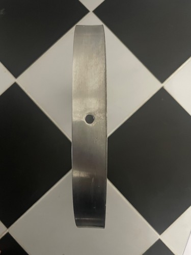 Vintage recycelter gebürsteter Edelstahl Ladenbuchstabe "S" Architekturbergung - Bild 4 von 6