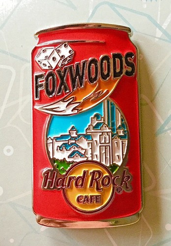 2020 HARD ROCK CAFE FOXWOODS 3D SODA POP SERIES GRAND PEQUOT TOWER HOTEL LE PIN - Picture 1 of 2