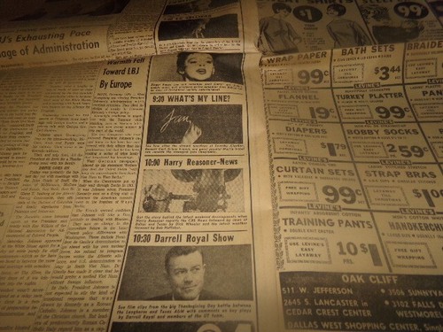 Vintage Dallas Times Herald Soviets Give America Oswald files + Cuba Ad's 1963 - Picture 16 of 20