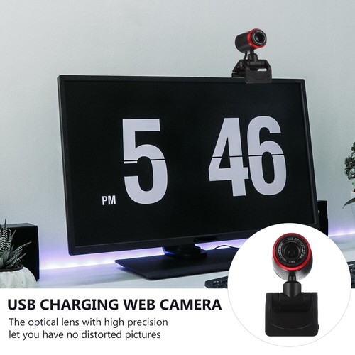 Caméra HD De Diffusion Streaming Ligne Ordinateur Webcam - Photo 3/12