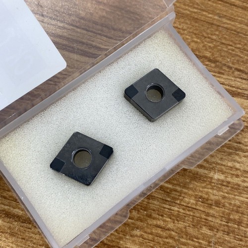 2Pc CNGA120412 CBN-4 CNMA120412 High Hardness CNC Boron Nitride Diamond Inserts - Picture 3 of 5