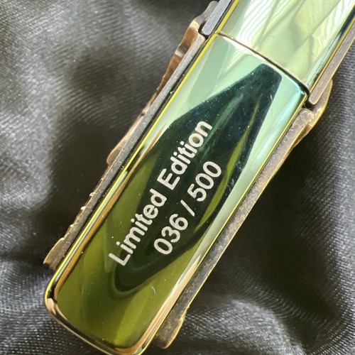 ENCENDEDOR ELEFANTE DORADO ZIPPO de colección serie limitada caja como nuevo doble cara 036/500 - Imagen 4 de 14