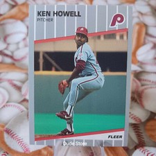 1989 Fleer Update - Ken Howell #U-108 - Philadelphia Phillies