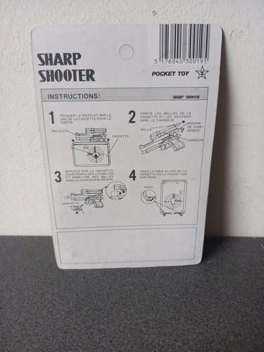 VINTAGE BOOTLEG SEGA POCKET TOY SHARP SHOOTER WANDA TAIWAN NEUF SOUS BLISTER N°3 - Bild 6 von 7