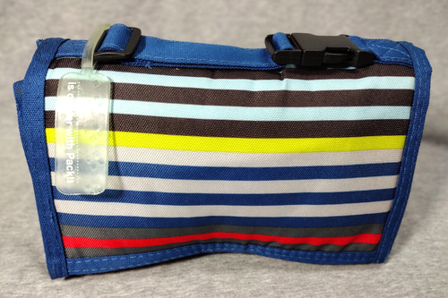 PackIt Freezable Lunch Bag Multicolor Stripe 8" x 10" x 5" Foldable - Picture 11 of 17