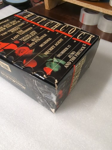Alfred Hitchcock Collection - Vols. 1-10 (VHS/EP, 1996, 10-Tape Set) - Picture 3 of 4