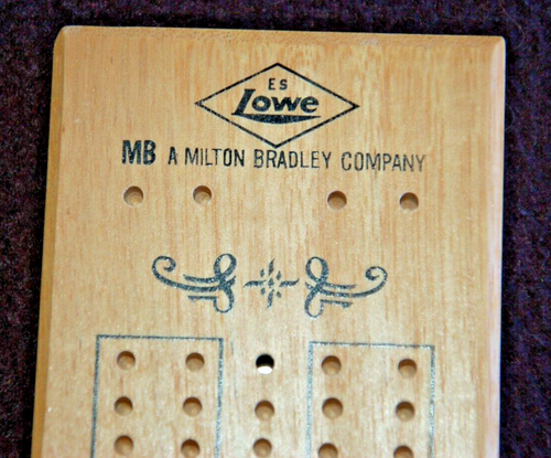 Lowe Hardwood CRIBBAGE Board Only ~ #1503 ~ NO PEGS - Picture 3 of 4