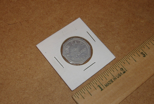 Vintage Token Krug Dairy Rockford Illinois 1 quarto latte - Foto 2 di 4