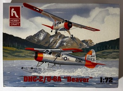 Vintage Parts Sealed HobbyCraft #HC1330 1/72 Scale DHC-2/U-6A Beaver from 1996