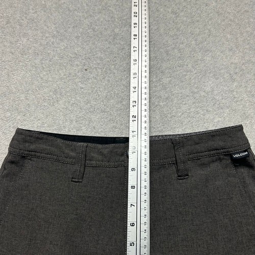 Volcom Shorts Mens 28 Charcoal Gray 8" Frickin Surf and Turf Static Performance - Picture 10 of 12
