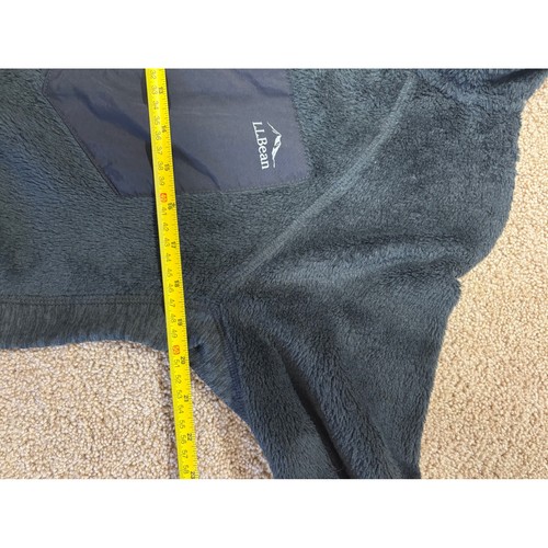 LL Bean Women Fleece Jacket Full Zip Pockets Black Size M Reg - Picture 7 of 8