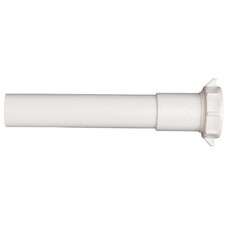 Do it Best 1-1/2 In. x 6 In. White Plastic Extension Tube DIB55-2W SIM Supply,