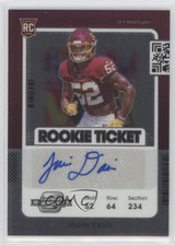 2021 Panini Contenders Optic Rookie Ticket Auto Jamin Davis #151 Auto 0kr0