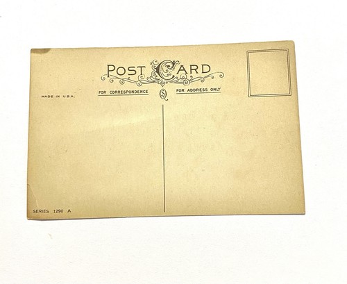 Antike Halloween Ohio Postkarte Mädchen, Junge, Jack O Laterne & Katze authentisch - Bild 8 von 11