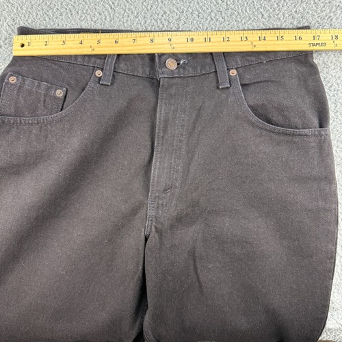 Levi's 560 Jeans Size 34x30 Black Made in USA 1995 Loose Fit Tapered Leg Levis - Picture 9 of 13