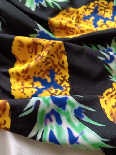 Bikinihose mit hoher Taille Medium Ananas Vintage 1940er inspiriertes Design - Bild 9 von 9