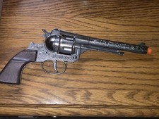 Vintage Gonher No 122 Break Action Chrome Cap Toy Made In Spain