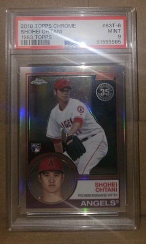 2018 Topps Chrome Shohei Ohtani 1983 RC Refractor Rookie