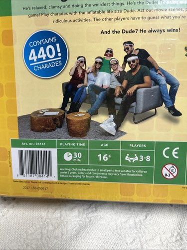 Identity Games Who's the Dude Play Charades With The Dude Neu Sealed Party - Bild 3 von 6