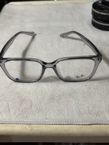 Ray Ban Eyeglasses NEW RB 7248D Color 8411 Light Transparent Grey Size 55 - Picture 4 of 9