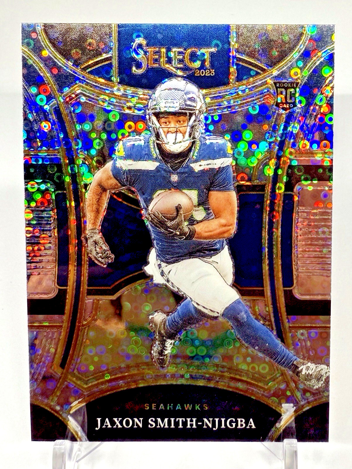 2023 Panini Select Suite Level Disco Prizm #485 Jaxon Smith-Njigba RC