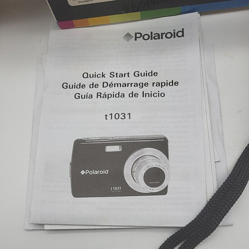 Polaroid T1031 Digital Camera 10 MP w/ Battery Charger Memory Card - Tested - Picture 2 of 8