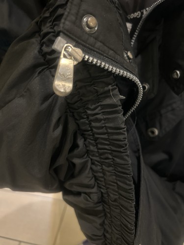 Giubbotto imbottito piumino d'oca triplo grasso vintage nero taglia L gilet - Foto 10 di 14