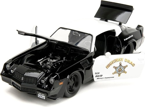 Coche fundido a presión Big Time Muscle 1:24 1979 Chevy Camaro Z28, juguetes para niños y... - Imagen 6 de 6