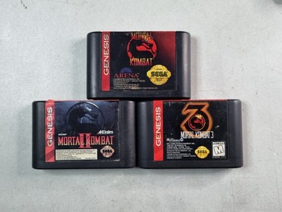 Mortal Kombat Trilogy for SEGA GENESIS MORTAL KOMBAT 1 2 3 Sega Tested