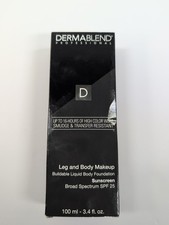 Dermablend Leg and Body Makeup Foundation with SPF 25 10N Fair Ivory l 3.4 F...