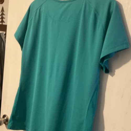 Women’s Eddie Bauer Sport Turquoise Tee XL Raglan Type Sleeve Never Worn - Picture 3 of 6