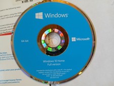 Microsoft Windows 10 Home 64-bit Full Version 1703 Software DSP OEI X19-95711-01