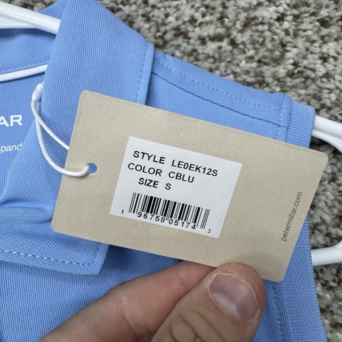 Peter Millar ärmelloses gebändertes Damen-Poloshirt klein blau neu mit Etikett - Bild 7 von 13