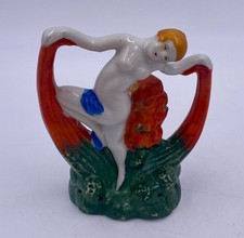 Vintage Japan Dancing Nude Flower Frog - 4.5" tall x 4" wide - no chips