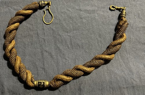  Antique mourning FOB 2 different braided hair